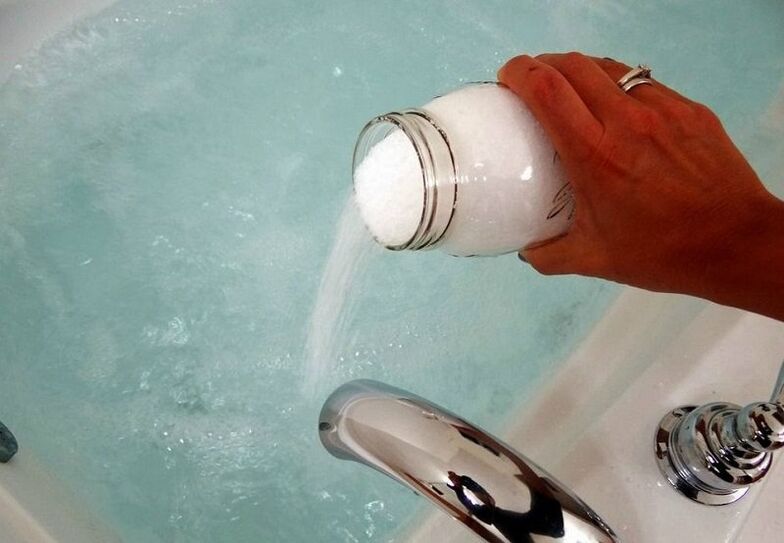 Taking a soda bath for penis enlargement